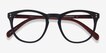 Legendary Black & Brown PlasticEyeglass Frames from EyeBuyDirect, Closed View
