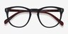 Legendary Black & Brown PlasticEyeglass Frames from EyeBuyDirect, Closed View