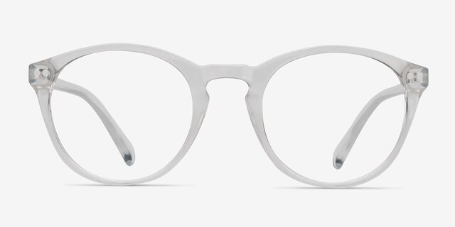 Revolution Transparent PlastiqueMontures de lunettes de vue d'EyeBuyDirect, Vue de Face