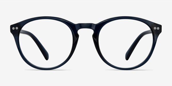 Revolution Navy Plastic Eyeglass Frames