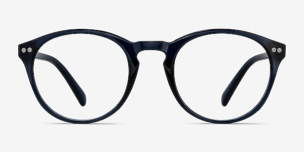 Revolution Navy Plastic Eyeglass Frames