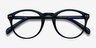 Revolution Navy PlasticEyeglass Frames from EyeBuyDirect, Closed View