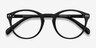 Revolution Matte Black PlasticEyeglass Frames from EyeBuyDirect, Closed View