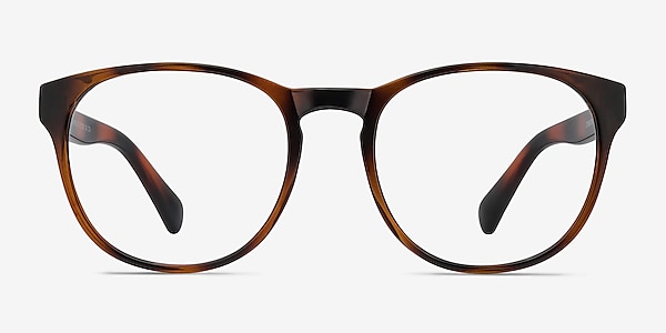 Heartbeat Brown Plastic Eyeglass Frames