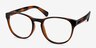 Heartbeat Brown PlasticEyeglass Frames from EyeBuyDirect, Angle View