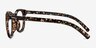 Solar Black Floral PlasticEyeglass Frames from EyeBuyDirect, Side View