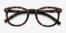 Solar Black Floral PlasticEyeglass Frames from EyeBuyDirect, Closed View