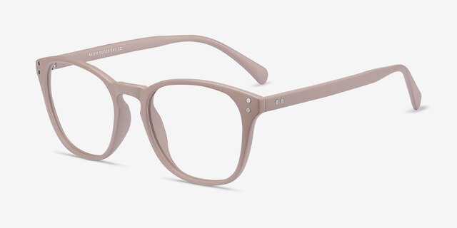 Myth Tan PlasticEyeglass Frames from EyeBuyDirect, Angle View