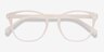 Myth Matte White PlasticEyeglass Frames from EyeBuyDirect, Closed View