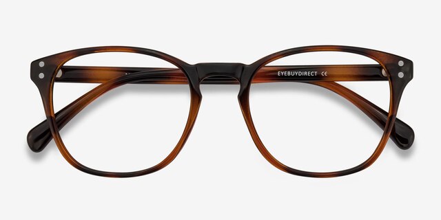 Myth Brown PlasticEyeglass Frames from EyeBuyDirect, Closed View