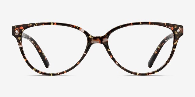 Dame Fleuries PlastiqueMontures de lunettes de vue d'EyeBuyDirect, Vue de Face
