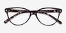 Dame Fleuries PlastiqueMontures de lunettes de vue d'EyeBuyDirect, Vue Rapprochée