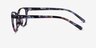 Dame Pink Floral PlasticEyeglass Frames from EyeBuyDirect, Side View