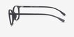Glider Black PlasticEyeglass Frames from EyeBuyDirect, Side View