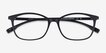Glider Black PlasticEyeglass Frames from EyeBuyDirect, Closed View