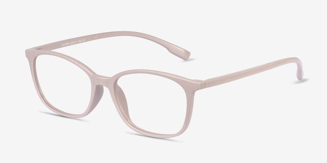 Glider Gris PlastiqueMontures de lunettes de vue d'EyeBuyDirect, Vue d'Angle