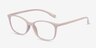 Glider Gris PlastiqueMontures de lunettes de vue d'EyeBuyDirect, Vue d'Angle