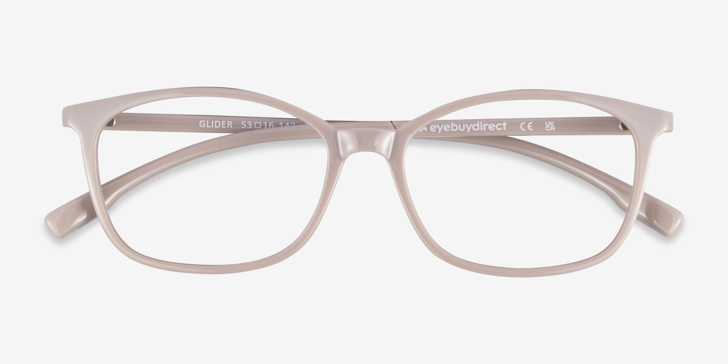 Glider Rectangle Gray Full Rim Eyeglasses | Eyebuydirect