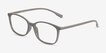 Glider Olive Green PlasticEyeglass Frames from EyeBuyDirect, Angle View