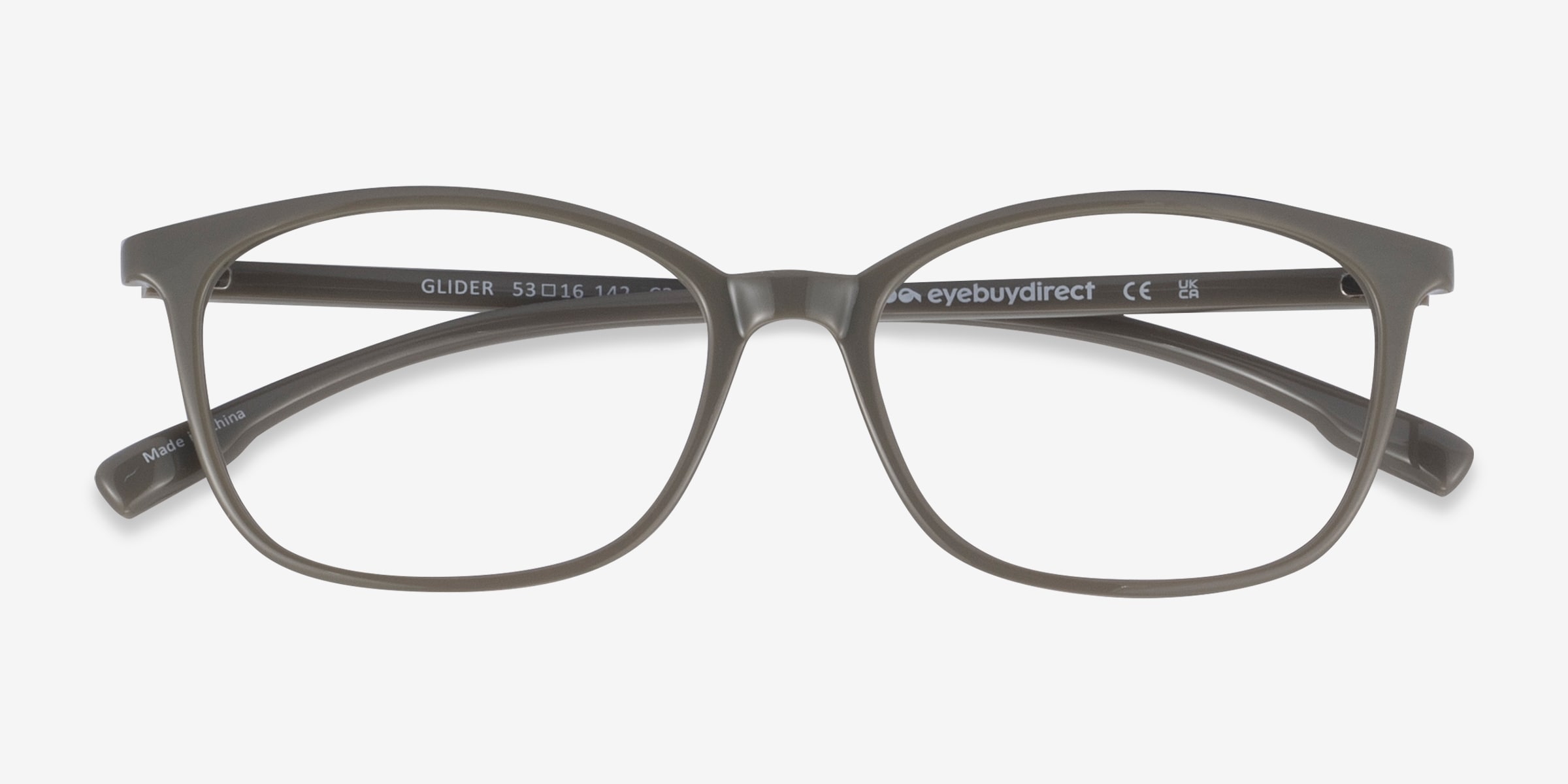 Glider Rectangle Olive Green Full Rim Eyeglasses | Eyebuydirect Canada