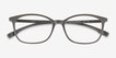 Glider Olive Green PlasticEyeglass Frames from EyeBuyDirect, Closed View