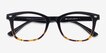 Drama Black Brown PlasticEyeglass Frames from EyeBuyDirect, Closed View