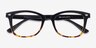 Drama Black Brown PlasticEyeglass Frames from EyeBuyDirect, Closed View
