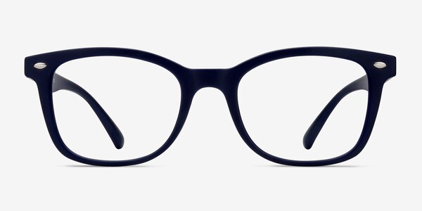 Drama Bleu marine  Plastique Montures de lunettes de vue