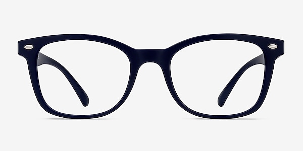 Drama Navy Plastic Eyeglass Frames