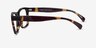 Gamble Tortoise PlasticEyeglass Frames from EyeBuyDirect, Side View