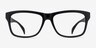 Gamble Matte Black PlasticEyeglass Frames from EyeBuyDirect, Front View