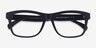 Gamble Matte Black PlasticEyeglass Frames from EyeBuyDirect, Closed View