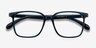 Blocks Bleu marine PlastiqueMontures de lunettes de vue d'EyeBuyDirect, Vue Rapprochée
