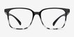 Blocks Black Clear PlasticEyeglass Frames from EyeBuyDirect, Front View