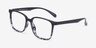 Blocks Black Clear PlasticEyeglass Frames from EyeBuyDirect, Angle View