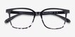 Blocks Black Clear PlasticEyeglass Frames from EyeBuyDirect, Closed View