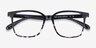 Blocks Black Clear PlasticEyeglass Frames from EyeBuyDirect, Closed View