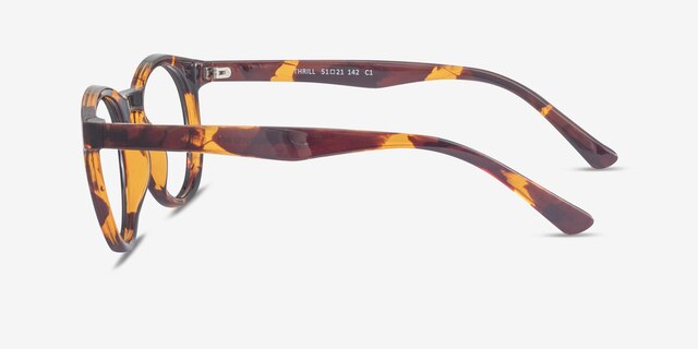 Thrill Tortoise PlasticEyeglass Frames from EyeBuyDirect, Side View