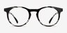Thrill Black Clear PlasticEyeglass Frames from EyeBuyDirect, Front View