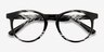 Thrill Black Clear PlasticEyeglass Frames from EyeBuyDirect, Closed View