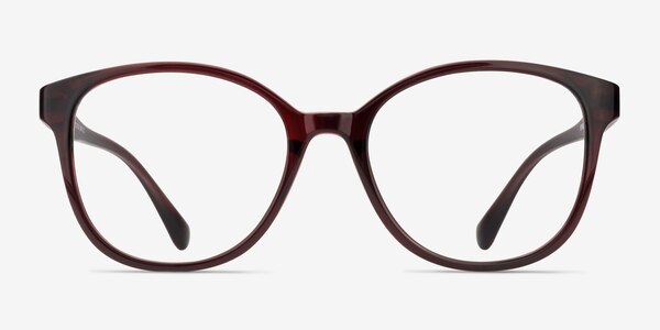 The Beat Burgundy Plastique Montures de lunettes de vue