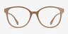 The Beat Light Pink PlasticEyeglass Frames from EyeBuyDirect, Front View