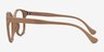 The Beat Light Pink PlasticEyeglass Frames from EyeBuyDirect, Side View