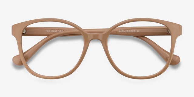 The Beat Light Pink PlasticEyeglass Frames from EyeBuyDirect, Closed View