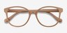 The Beat Light Pink PlasticEyeglass Frames from EyeBuyDirect, Closed View