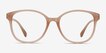 The Beat Pink PlasticEyeglass Frames from EyeBuyDirect, Front View