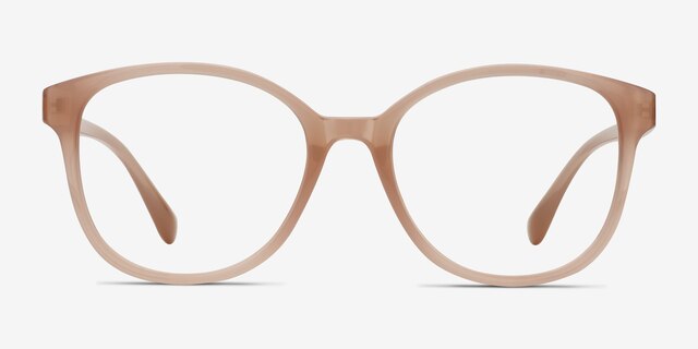 The Beat Pink PlasticEyeglass Frames from EyeBuyDirect, Front View