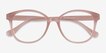The Beat Pink PlasticEyeglass Frames from EyeBuyDirect, Closed View