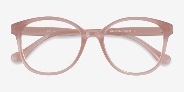 The Beat Pink PlasticEyeglass Frames from EyeBuyDirect, Closed View