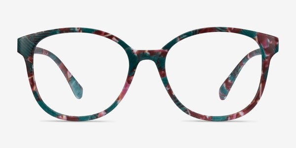 The Beat Floral Plastic Eyeglass Frames